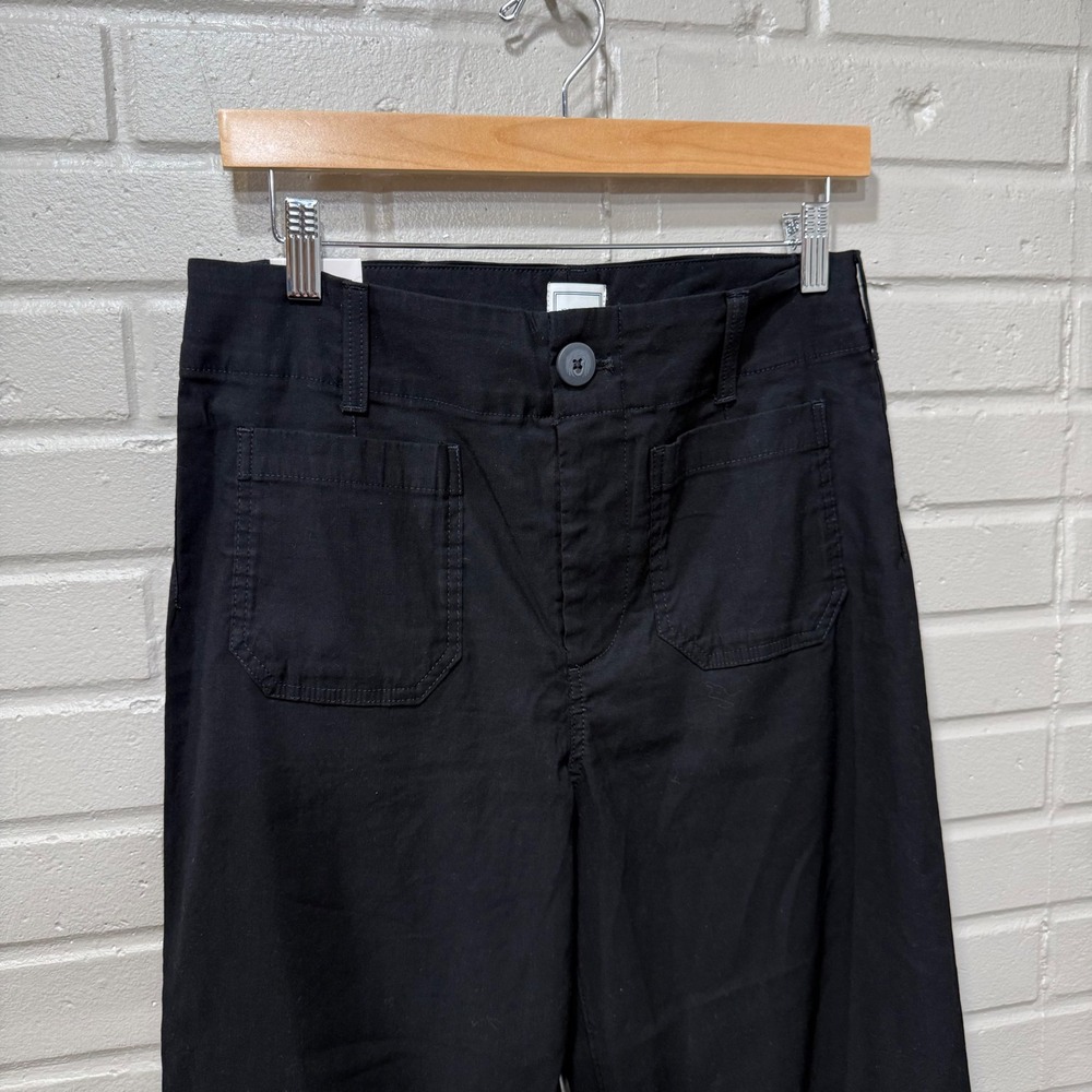 Anthropologie Maeve Colette High Rise Wide Leg Pants Magic Fabric Blnd Linen 29T - Picture 6 of 16